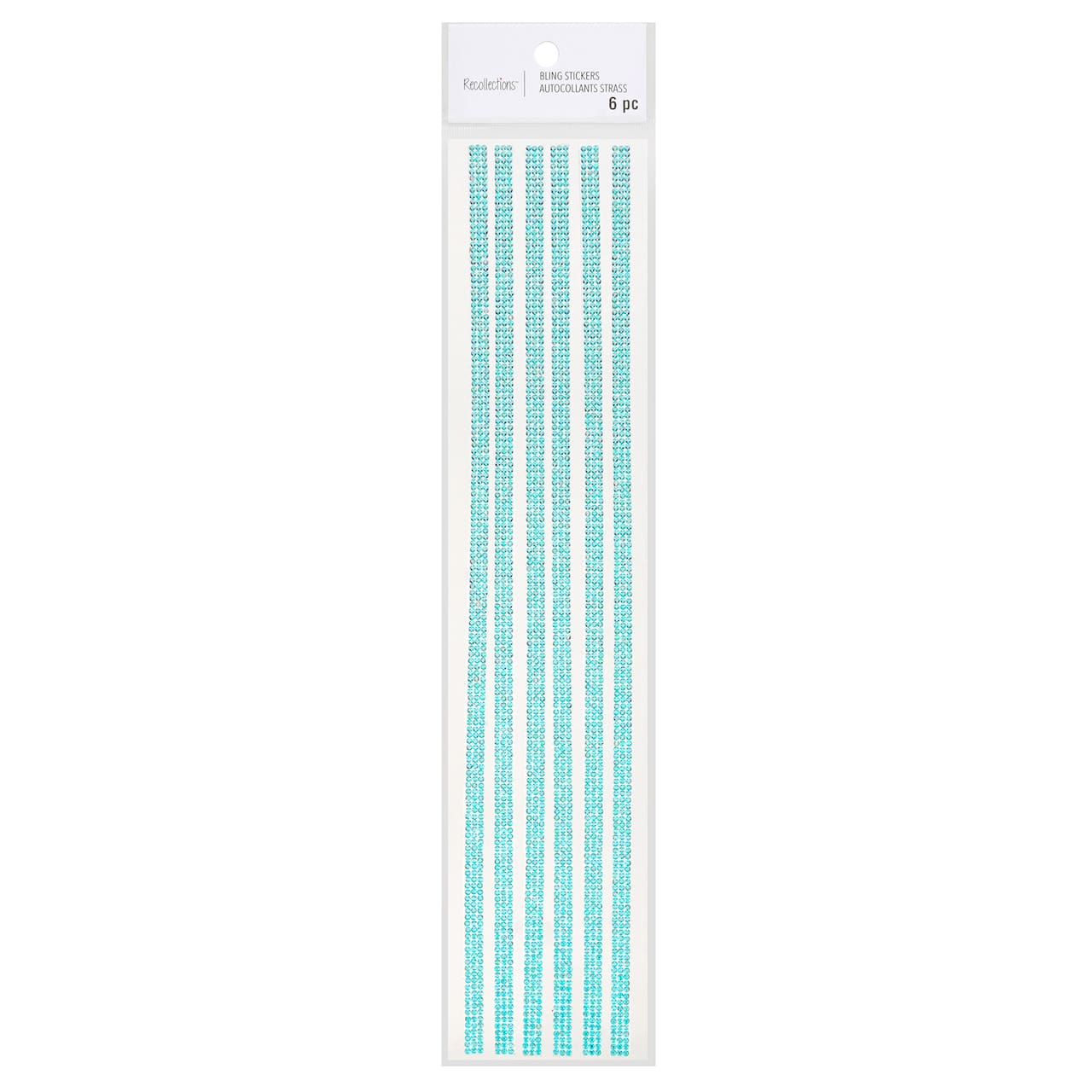 Aqua Iridescent Micro Gem Strips By Recollections&#x2122;